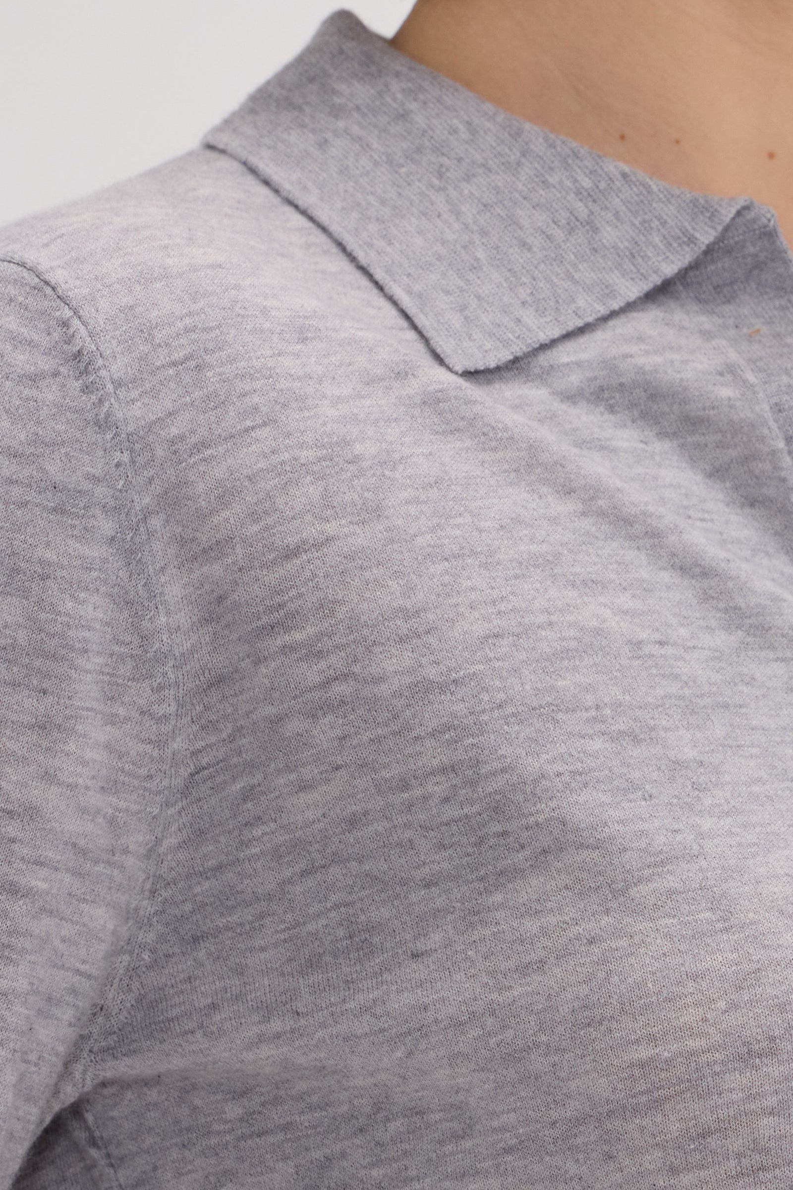 Lucie Cashmere Long Sleeve Polo - SOLOVA MOVE