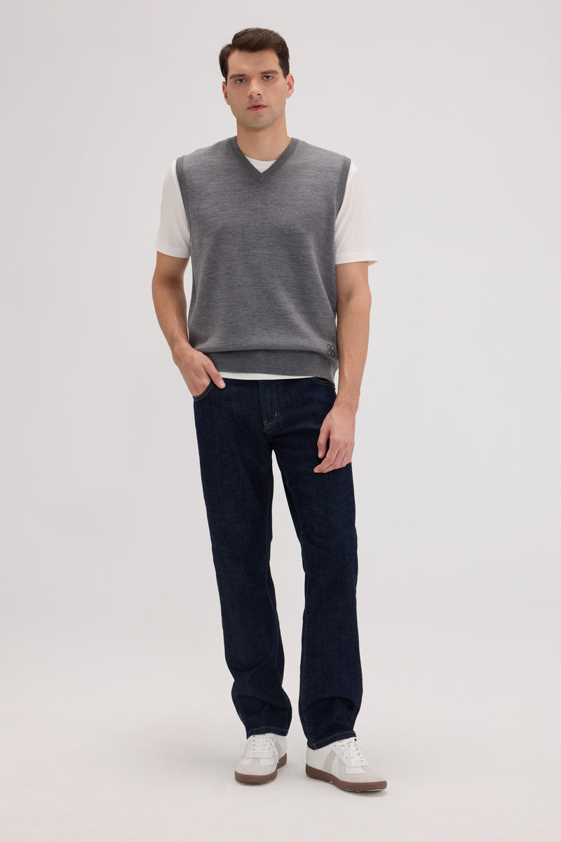 Men's Wool-Cashmere Blend Vest - SOLOVA MOVE