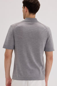 Men’s Wool-Cashmere Polo Shirt - SOLOVA MOVE