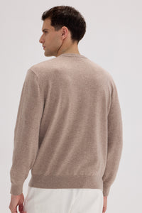 Men's Cashmere V Neck Sweater - SOLOVA MOVE