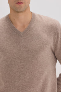 Men's Cashmere V Neck Sweater - SOLOVA MOVE