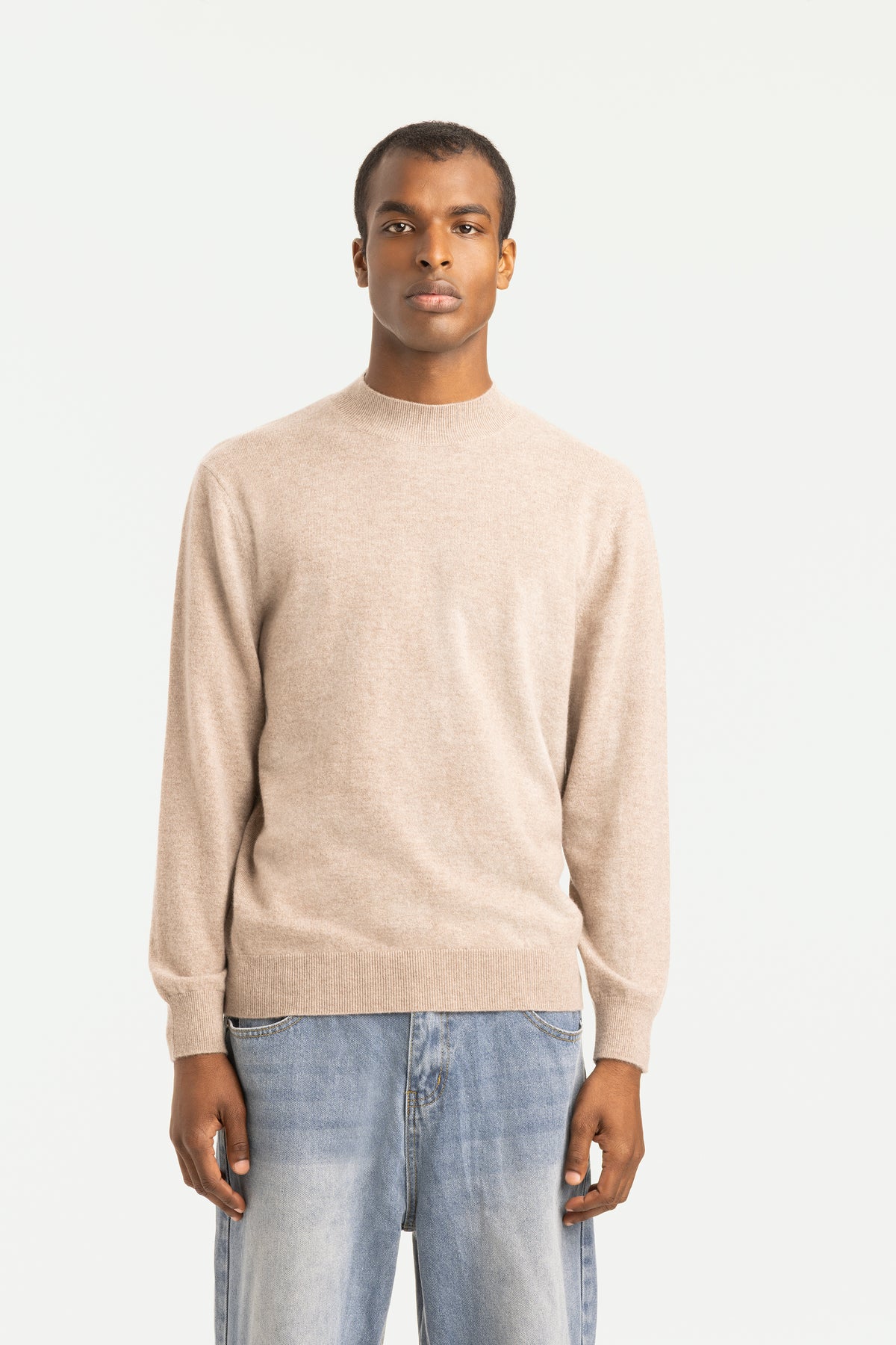 Men's Wool-Cashmere Blend Crewneck Sweater - SOLOVA MOVE