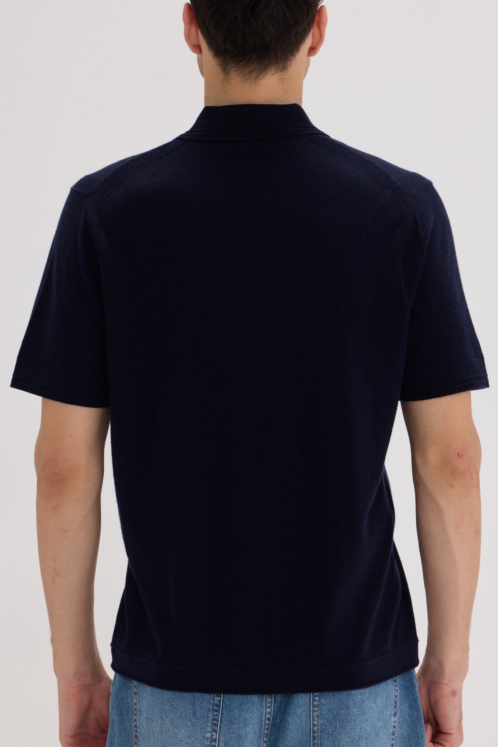 Men’s Wool-Cashmere Polo Shirt - SOLOVA MOVE