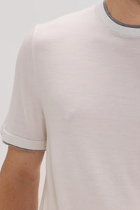 Men’s Wool-Cashmere Crewneck T-Shirt - SOLOVA MOVE