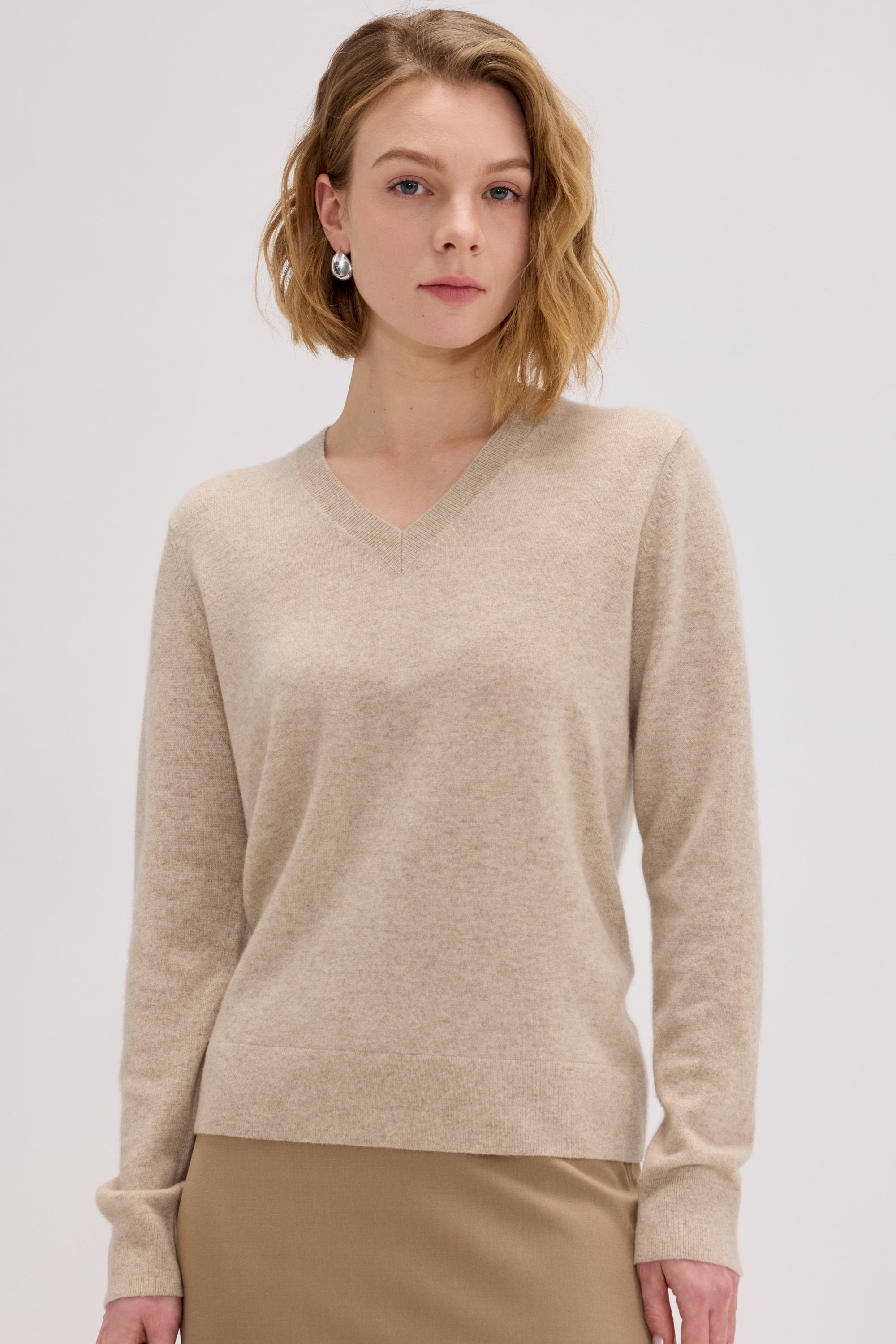 Sonia Baby Cashmere V Neck Sweater - SOLOVA MOVE