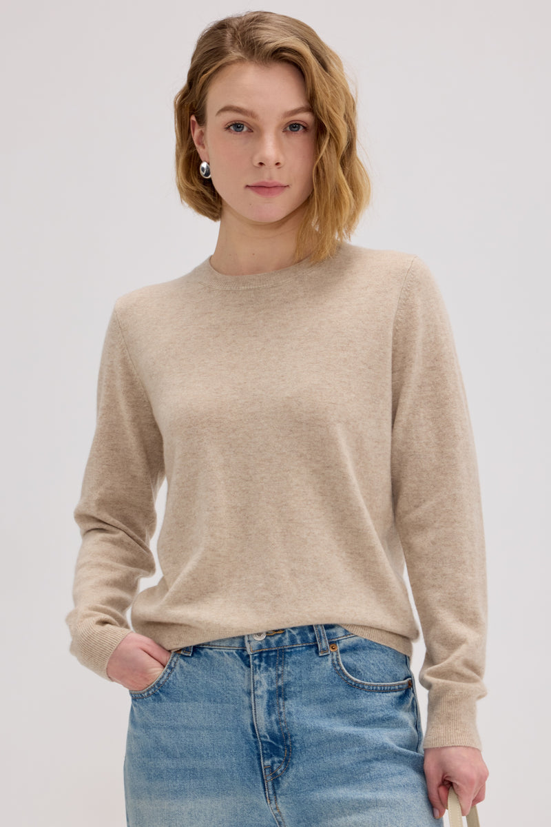 Julia Baby Cashmere Crew Neck Sweater - SOLOVA MOVE