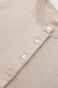 Cotton-Silk-Cashmere Sleeveless Cardigan - SOLOVA MOVE