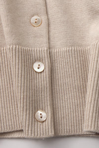Cotton-Silk-Cashmere Sleeveless Cardigan - SOLOVA MOVE