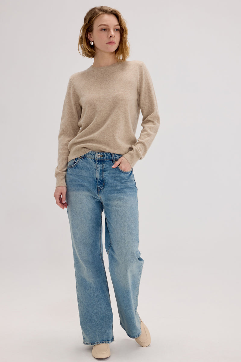 Julia Baby Cashmere Crew Neck Sweater - SOLOVA MOVE