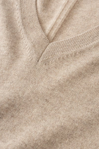 Sonia Baby Cashmere V-Neck — Black - SOLOVA MOVE