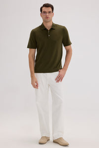 Men’s Wool-Cashmere Polo Shirt - SOLOVA MOVE
