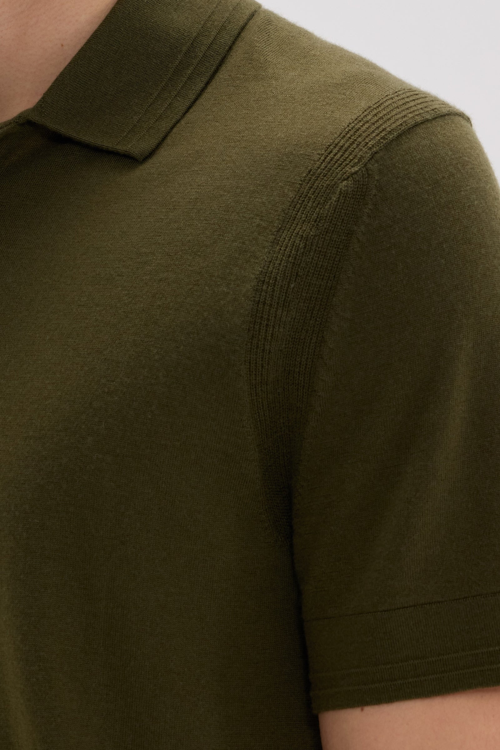 Men’s Wool-Cashmere Polo Shirt - SOLOVA MOVE