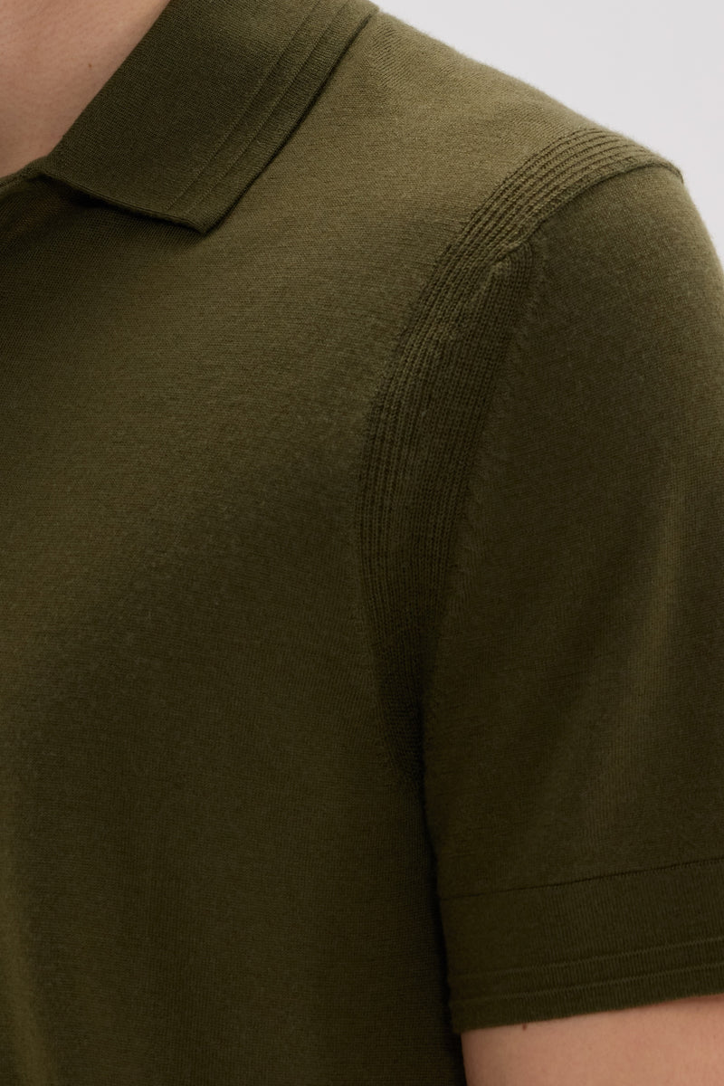 Men’s Wool-Cashmere Polo Shirt - SOLOVA MOVE