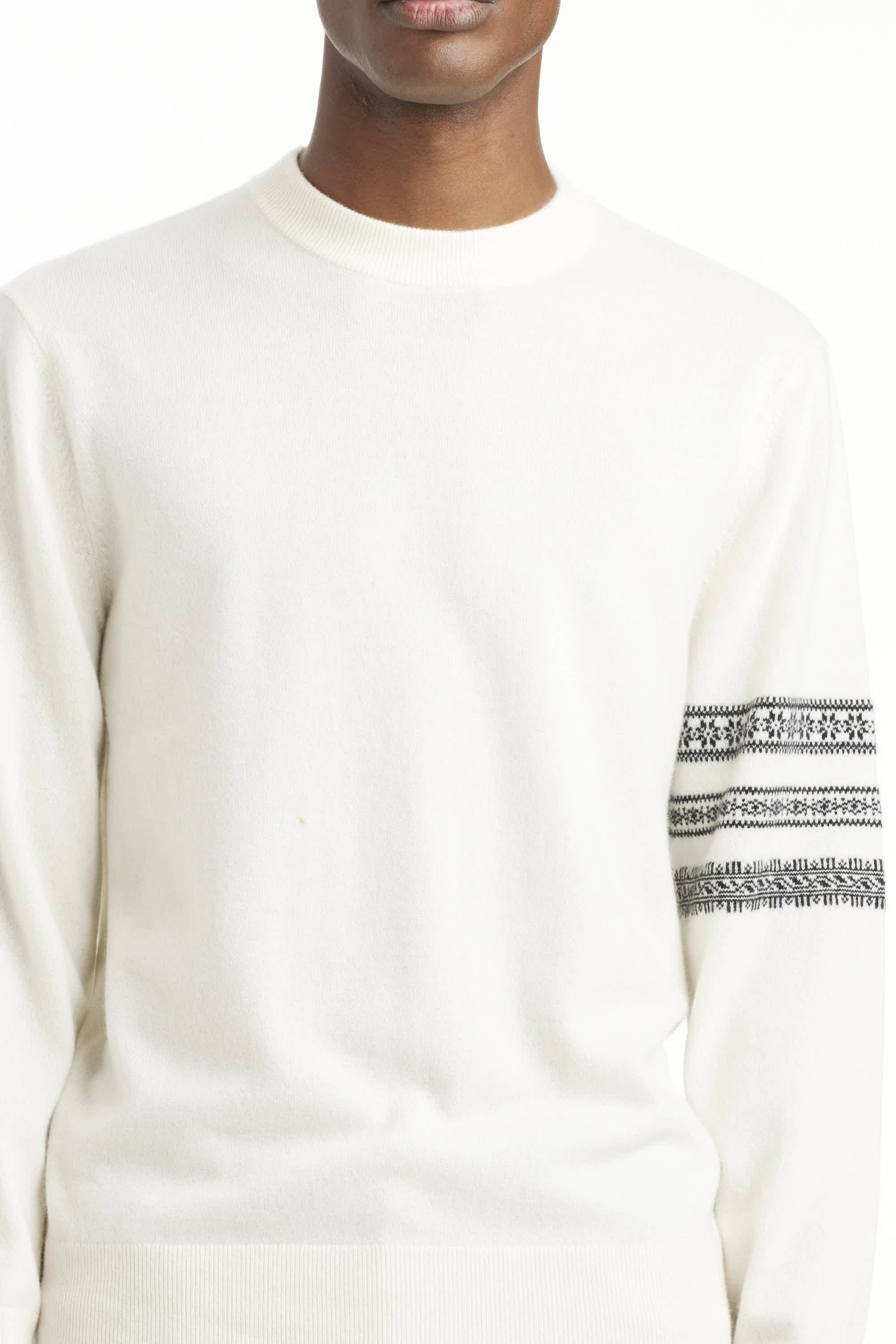 Men's Cashmere Crew Neck Sweater - SOLOVA MOVE