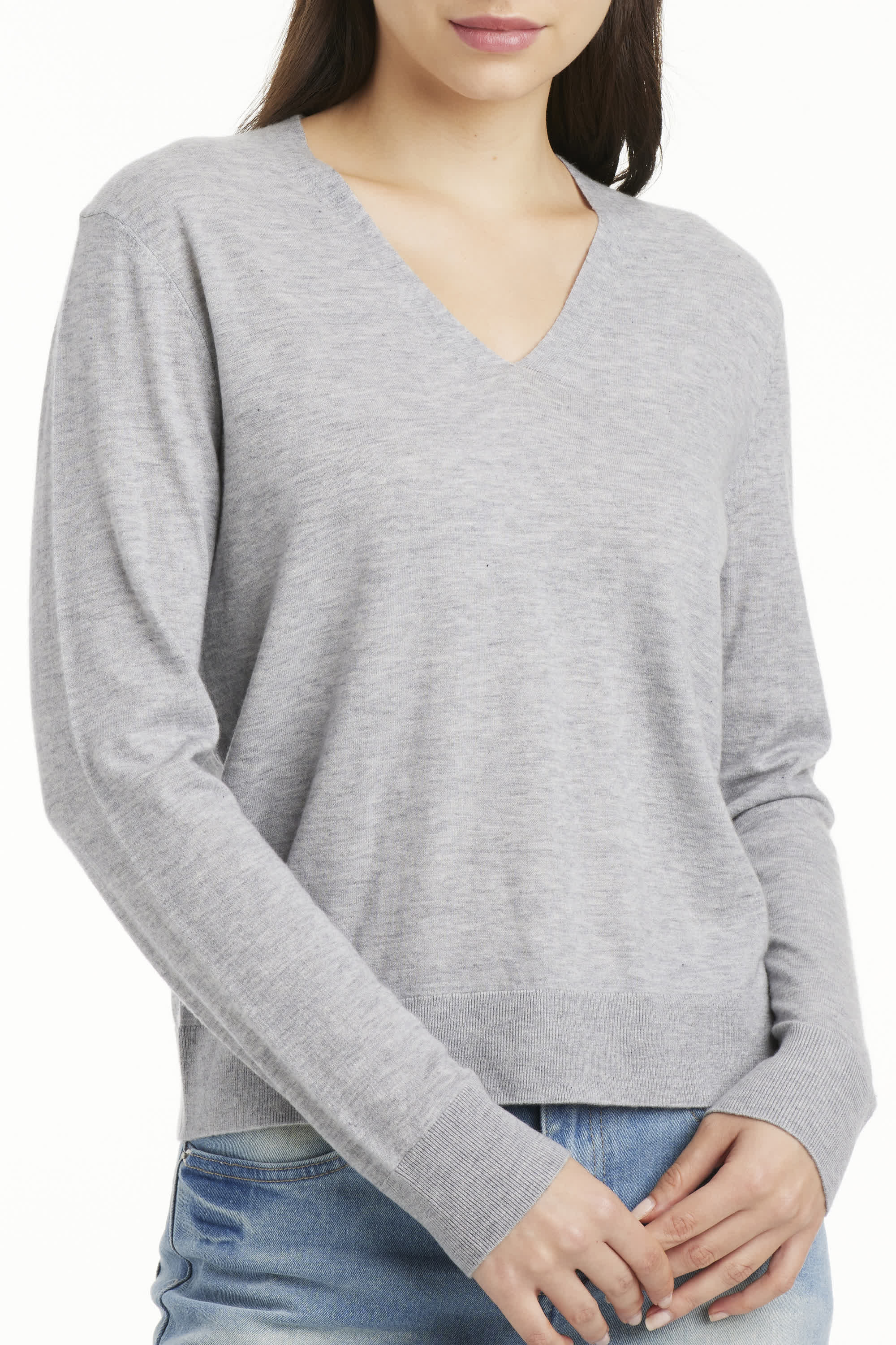 Hanna V Neck Cashmere Sweater