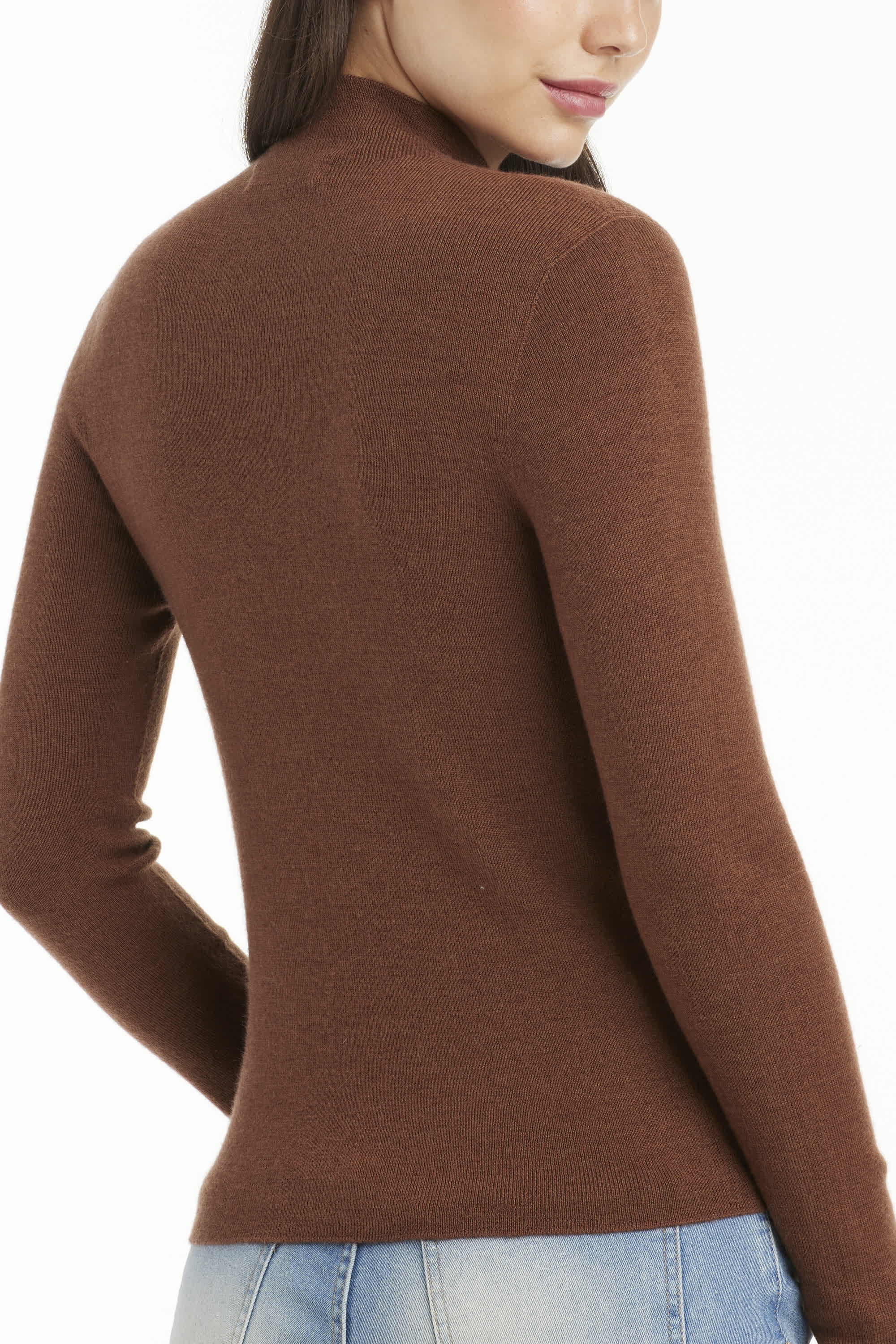 Carla Half Neck Cashmere Sweater - SOLOVA MOVE