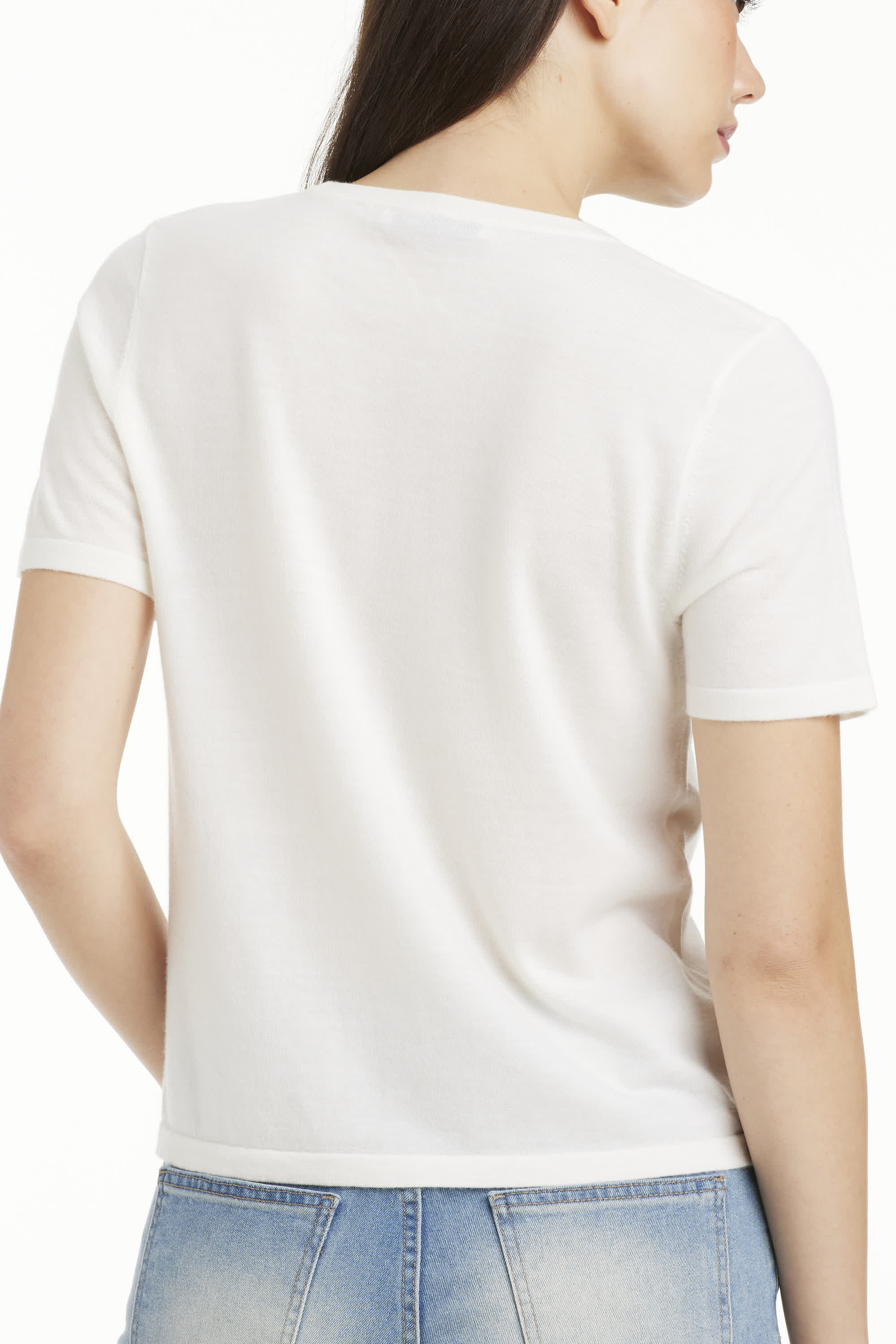 Samantha Wool-Cashmere Blend T-shirt