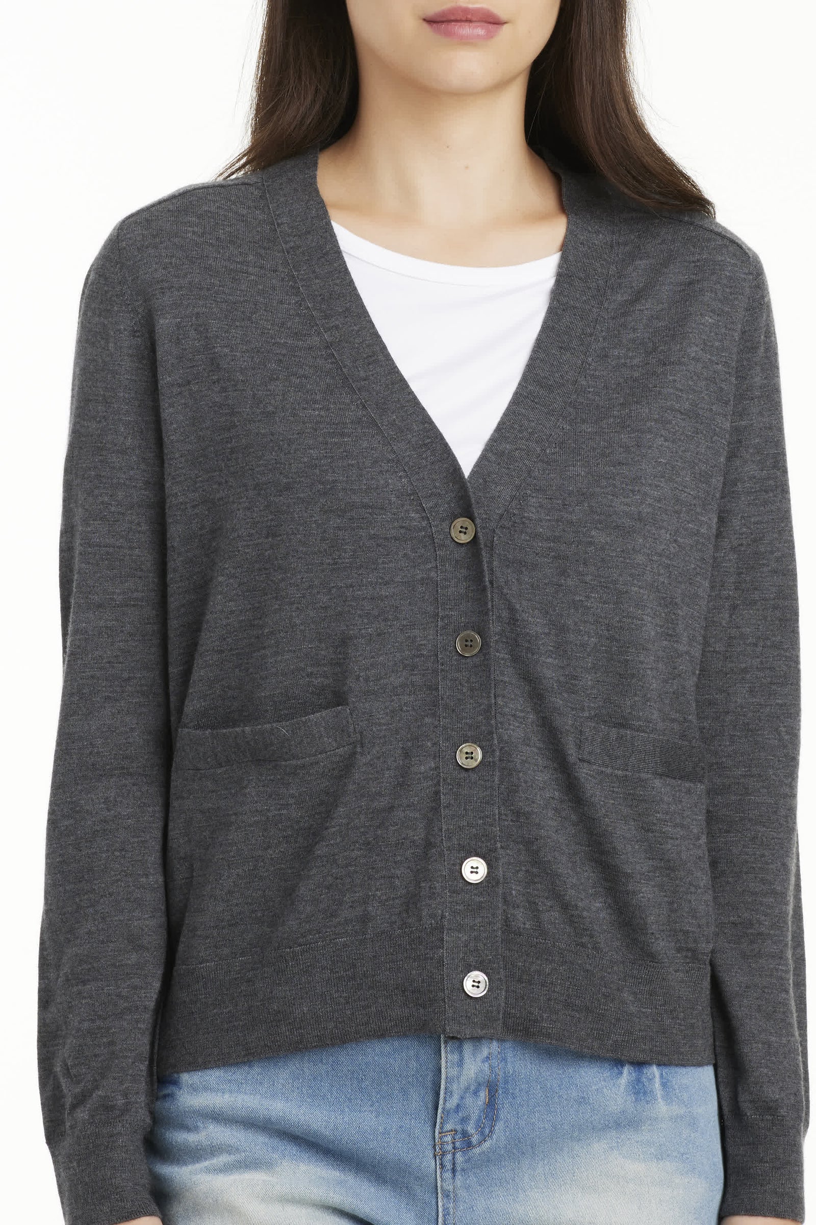 Lorna V Neck Pocket Front Cardigan - SOLOVA MOVE