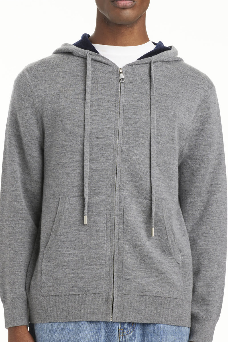 Men's Wool-Cashmere Blend Hooded Jacket - SOLOVA MOVE