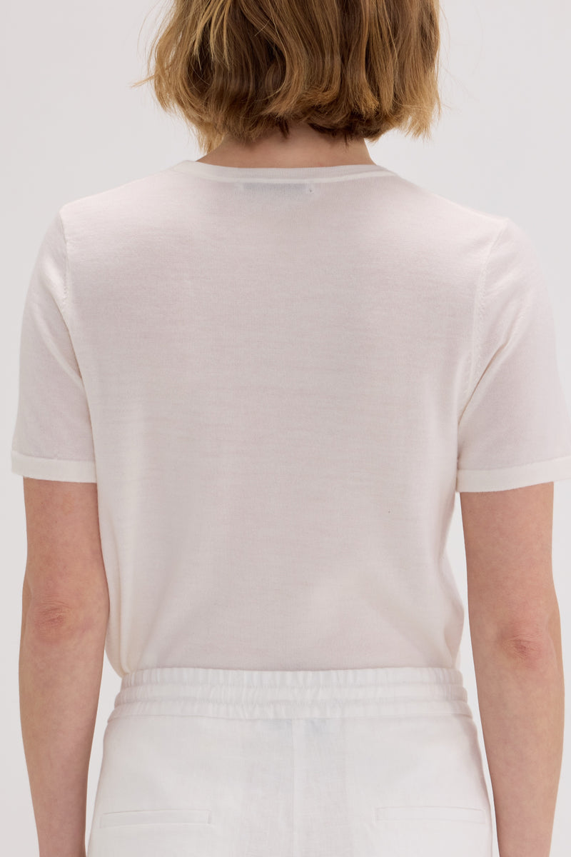 Samantha Wool-Cashmere Blend T-shirt - SOLOVA MOVE