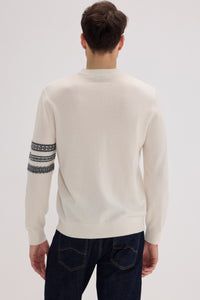 Men's Cashmere Crew Neck Sweater - SOLOVA MOVE