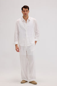 Men’s 100% Linen Long Sleeve Shirt - SOLOVA MOVE