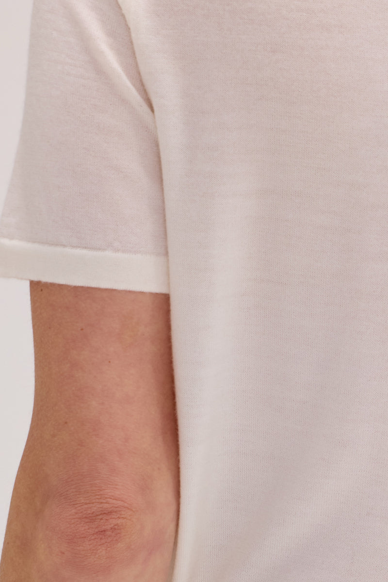 Samantha Wool-Cashmere Blend T-shirt - SOLOVA MOVE