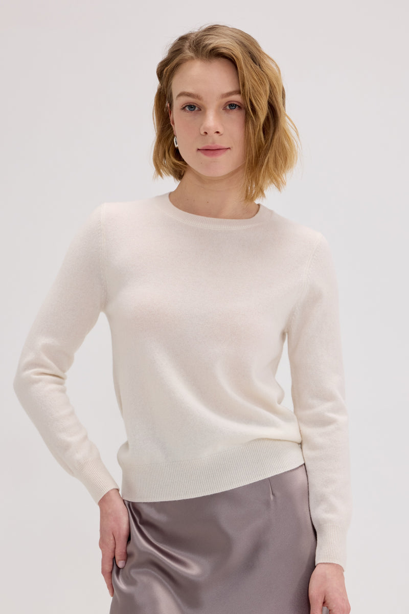 Julia Baby Cashmere Crew Neck Sweater - SOLOVA MOVE