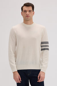 Men's Cashmere Crew Neck Sweater - SOLOVA MOVE