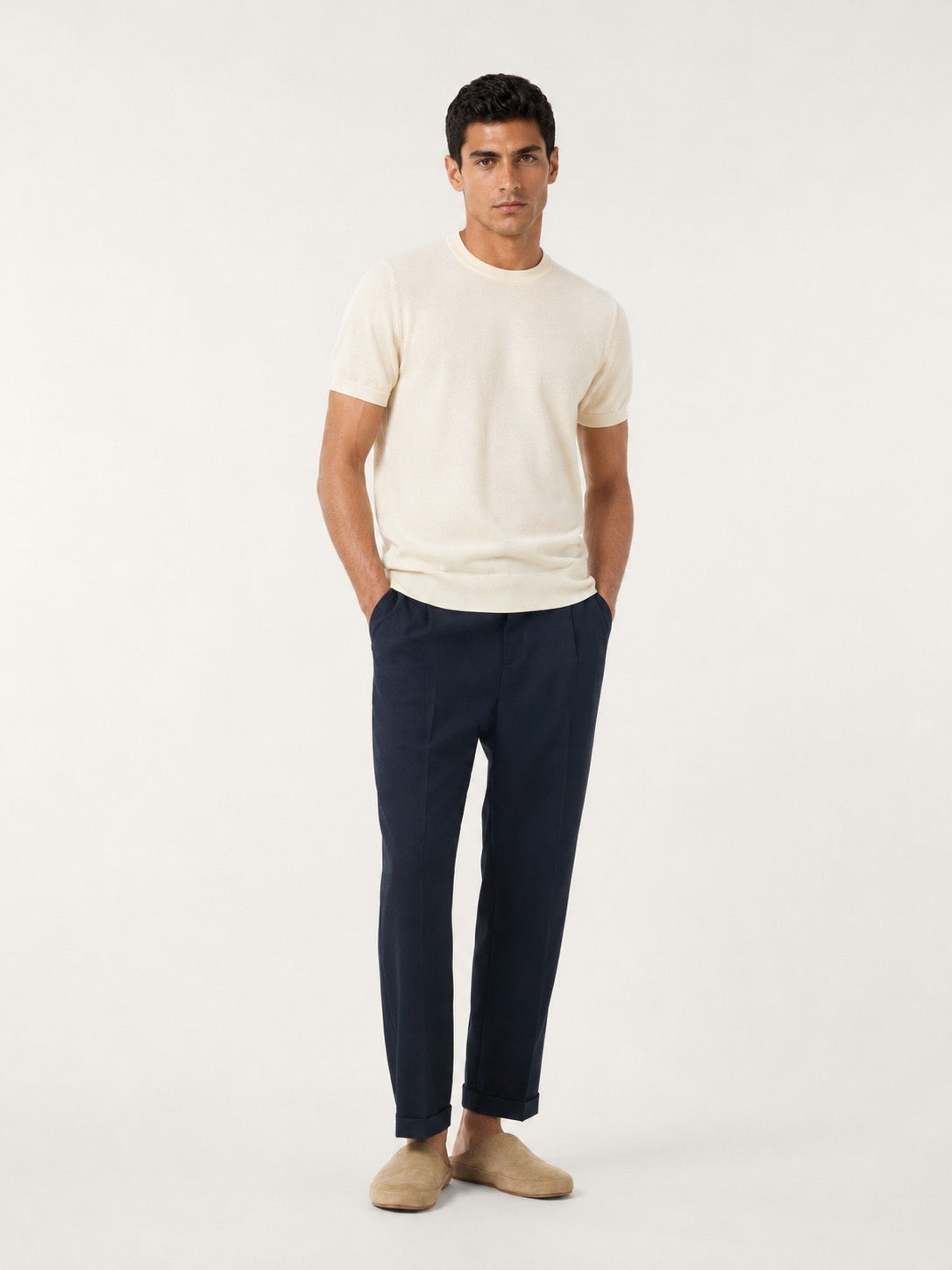 Daily Men's Fine Knit Crewneck Tee