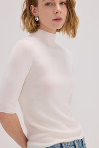 Sori Half Neck Cashmere Blend Top - SOLOVA MOVE
