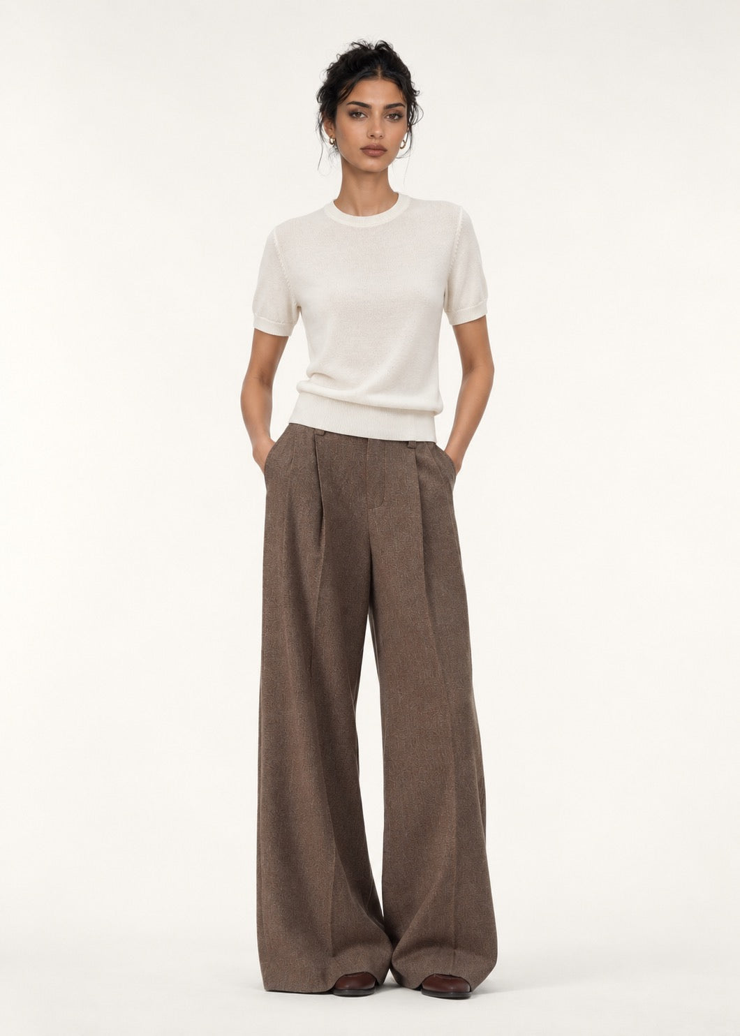 Daily Women's Fine Knit Crewneck Tee