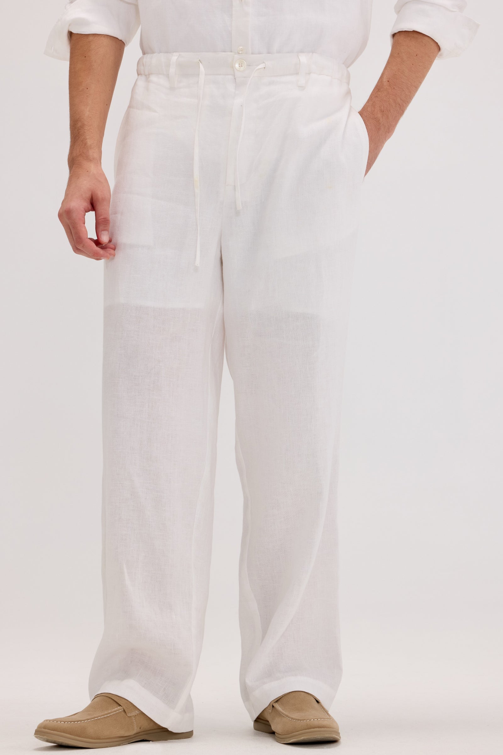 Men’s 100% Linen Pants - SOLOVA MOVE