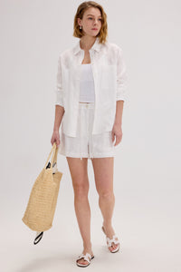 Women’s 100% Linen Shorts - SOLOVA MOVE